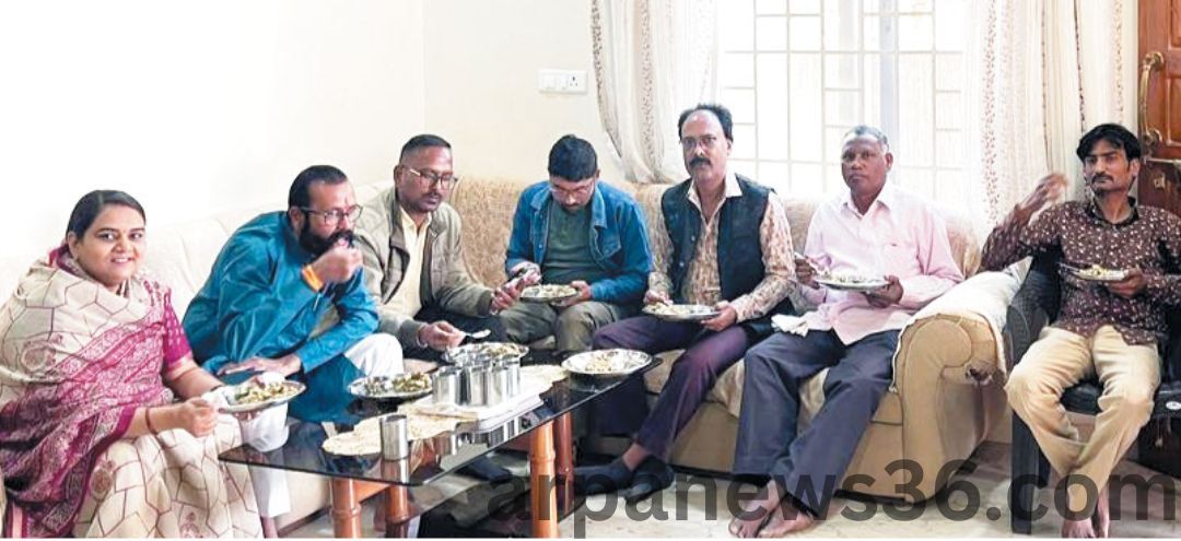 कुरुद में लाखड़ी भाजी के स्वाद के साथ तय हुई क्षेत्रीय विकास की आगे की रणनीति